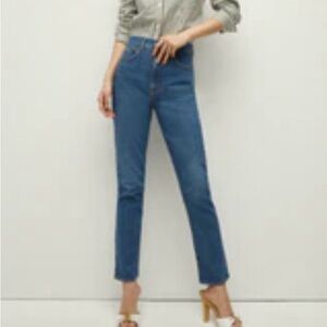 Veronica Beard Alenah Slim-Straight Jean